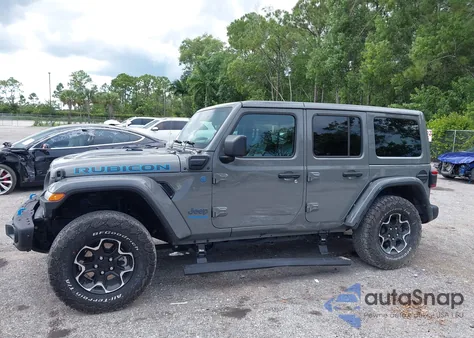 2022 Jeep Wrangler 4Xe Unlimited Rubicon 4X4 from USA, damaged, VIN 1C4JJXR68NW172086